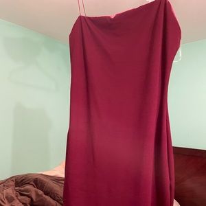 Maroon mini dress from windsor